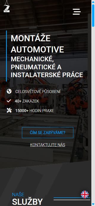 Mobilní verze webu GHGmont